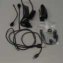 KIMAFUN 2.4G Fitness Headset Wireless Microphone, IP67 Waterproof Sweatproof Microphone for Water Aerobics, Swimming Coach, Fitness Instructor, Yoga, Spinning, Training, Teaching, Speakers, GWP91 (GWP91(1TX+1RX))