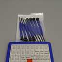 Upgrade Version Magnetic Eye Glass Repairing Kit, Eyeglass Repair Tool Kit with Compact Screw Box Include Nose Pads, Precision Screwdriver Set, Screws, Tweezer for Eyeglass, Sunglass, Spectacles Watch