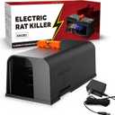 Electric Mouse Trap, Indoor Reusable Mouse Trap Zapper with Anti-Escape Design & Dual Power, Electric Rat Trap with No-Touch Cleaning for Kitchen, Garage