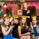 60 Pieces Paper Crowns Hat Gold Birthday Party Crown Hats for Birthday Celebration Baby Shower Photo Props