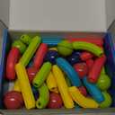 Magnetic Balls and Rods Set, Magnet Building Set, Magnetic Balls and Sticks - Featuring Safe, Extra-Strong, Montessori Toys STEM Stacking Toys for Boys & Girls 3+ (46 PCS)