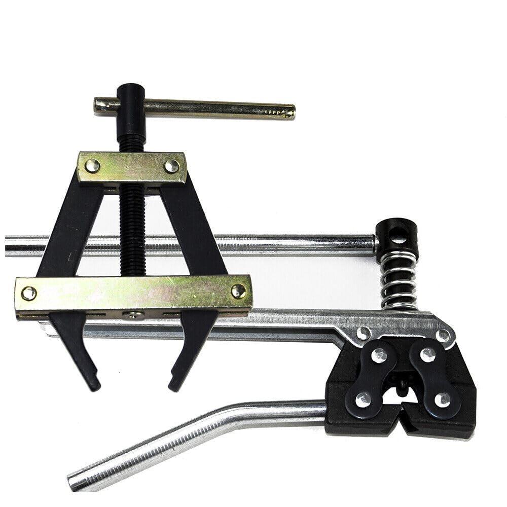 Jeremywell Roller Chain Tools Kit Fits #60#80#100 Roller Chain, Chain Holder/Puller + Breaker/Cutter