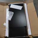 Unikito Reversible L Shaped Desk with Magic Power Outlets and Smart LED Light, Sturdy Corner Computer Desk with Monitor Stand & Storage Shelves, Gaming Table Home Office Desk, Easy Assembly, Black