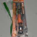 Magnetic Ratcheting Screwdriver Set: 14-in-1 Bits & 1/4" Driver, Multi-Sized Phillips, Slotted, Square, Torx, Hex for Garage & Daily Repair
