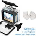 OKFUN Waterproof Housing Case for Go Pro Hero 13/12/11/10/9 Black,Protective Underwater Dive Case Shell with Quick Release Buckle Mount for Hero13/12/11/10/9 Black Action Camera Accessories