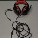 B3 Gaming Headset for Nintendo Switch, Xbox One, PS4, Mega Bass Surround and Noise Cancelling 3.5mm Jack Over Ear Headphones with Mic for Laptop PC Red