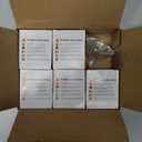 MR16 Halogen Bulbs 50W,6 Pack 12V 50W MR16 Light Halogen Bulbs 2 Pin GU5.3 Base Dimmable with Clear Glass Cover,High Output 2700K Warm White mr16 Light Bulb for Landscape Lights, Track Lights
