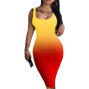 Mrskoala Women Midi Tank Dresses Sexy Club Casual Dress Summer, Medium