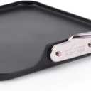 All-Clad HA1 Expert Hard Anodized Nonstick Griddle Pan For Stovetop 11x11 Inch Square Pan, Oven-Safe Up to 500°F, Professional Cookware, Dishwasher-Friendly, Pancake Pan, Cookware, Black
