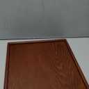 PATIKIL Wood Serving Tray 12 Inch, Square Decorative Platter for Home Decor Kitchen Table Candle Holder, Brown (12" x 12" x 0.9")