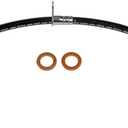 Dorman H620640 Front Driver Side Brake Hydraulic Hose Compatible with Select Pontiac / Toyota Models