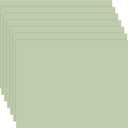 Outus 100 Pcs Sage Green Disposable Paper Placemats 14 x 11 Flat Rectangle Place Mats Durable Paper Placemat for Holiday Wedding Party Supplies Decor