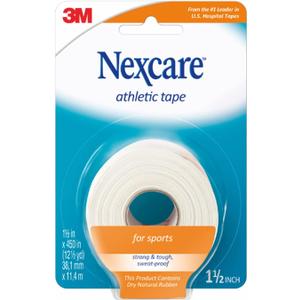 Nexcare Athletic Cloth Tape, 870-B, 1.5 in x 12.5 yds (5 Pack)