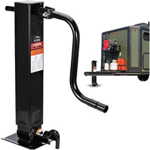 FZZD 12000lbs Heavy Duty Trailer Jack,Square Direct Weld,26" Vertical Travel,Adjustable Drop Leg,for Lift Utility Trailer, Vehicle, Boat, and Rv