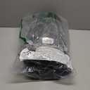 LazBlinds Thermal Insulated Door Curtain Fit Door Size 30" x 80", Magnetic HandsFree Self Seal Door Cover, Weatherproof Oxford & Cotton Fiber Fill Blanket for Winter to Keep Warm, Black