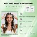 Rosemary Shampoo for Oily Scalp, Amino Acid Cleanser for Thin Hair, 2 Pack | Pocket-friendly pouch set with creamy lather, clean herbal scent and lightweight feel for gym, travel and daily routines