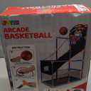 JOYIN Arcade Basketball Game Set with 4 Balls and Hoop for Kids 3 to 12 Years Old Indoor Outdoor Sport Play - Easy Set Up - Air Pump Included - Ideal for Competition