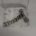 Dental Implant Model Transparent Upper Jaw with 6 Implants and Removable Screws for Overdenture Restoration Dental School Teaching Lab Demo and Patient Education