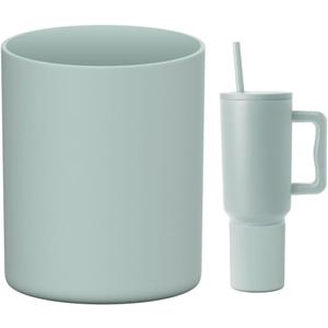 Silicone Boot Compatible with Sinple Midern 40 oz Tumbler with Handle/Trek Pivot, Protective Anti-Scratch Bottle Bottom Sleeve Cover Compatible with Sinple Midern Tumbler (Sea Glass Sage)