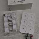 Rechargeable Flameless Tea Lights Candles with Charging Station 6Pcs Battery Tea Lights Candles with Remote & Timer LED Tealight Flickering Realistic for Home Christmas Wedding Decor - White