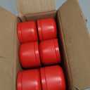 MECCANIXITY 3oz Candle Tins, 12pcs Metal Candle Tins Jars with Lids Round Empty Tin Can Containers Bulk for Storage Tea and Making DIY Arts Crafts Christmas Gifts, Red