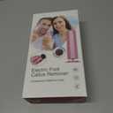 Electric Foot Callus Remover,Foot Scrubber & Callus Remover for Feet Foot Spa Pedicure Tool with 60 Grinding Discs Professional Electric Foot File Ideal (Light Pink)