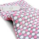Pasonio XL Full Weighted Heating Pad for Back Pain, Cramps, Relief - - 2.3lb Large Electric Heat Pad for Neck and Shoulders - Hot Heated Pad with Auto Shut Off, Stay on- (XL 12"x24" Pink) - PYQ0F