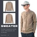 Men's Polo Sweater Fashion Collar Casual Sweater, XL