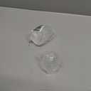 Toyvian Milk Bottle Caps Replacement, 6 Pcs Clear Plastic Feeding Bottles Lids Replacement, The Bottom Diameter is Approximately 6.2cm