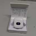 Wireless Earbuds Bluetooth 5.3 Headphones, 40Hrs Playback Stereo Ear Buds with LED Display Charging Case IPX7 Waterproof in-Ear Earphones with Mic for Phone Tablet Laptop Sports, White