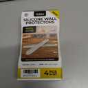 2 x 4 Clear Silicone Wall Protector Strips  Self-Adhesive Door Slam Stoppers & Noise Dampening Bumpers for Cabinets, Car, Toilet Lids, Drawers, Shower  5.5" x 0.7" x 0.2" by Vellax