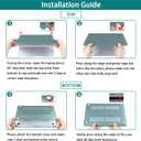 Teryeefi New MacBook Air 13 Inch Case 2021 2020 2019 2018 Release A2337 M1/ A1932/A2179 with Retina Display Touch ID, Floral Hard Plastic Shell Case and Keyboard Cover,Cherry Blossoms