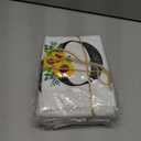 Z-synka Monogrammed Sunflower Hand Towels,Ini-tial O Tea Towel Letter Kitchen Towels,Sunflower Gifts for Women,Monogram Dish Towel 17x23 Inch,Kitchen Bathroom Decorative Ini-tial Gifts for Mom Wife Pack of 3