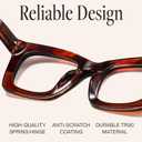 CCVOO Stylish Reading Glasses for Women, Stylish Eyeglasses, Blue Light Readers, Cheaters +2.5