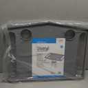 DMI Walker Tray With Cup Holders, Walker Tray For Folding Walkers, Mobility Accessory for Seniors, Tray Table for Standard Walkers, Multipurpose and Portable, Gray (Pack of 1)