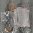 SCOM Realistic Reborn Baby Dolls - 18 Inch Real Life Baby Girl, Lifelike Newborn Weighted Doll with Full Body Soft Vinyl for Kids Age 3 4 5 6+ Gift