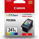 Canon CL-241 XL Genuine Color Ink Cartridge, Compatible with MG2120/3120/4120, MX512/432/472/372/392/522/532/452, MG2220/3220/4220/3520/3620, TS5120