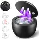 Dental Ultrasonic Retainer Cleaner Machine - 45kHz Dental Cleaning Pod with 4 Modes, Digital Timer & 200ML Capacity for Denture, Mouth Guard, Aligner, Night Guard, Braces, Toothbrush Head & Jewelry