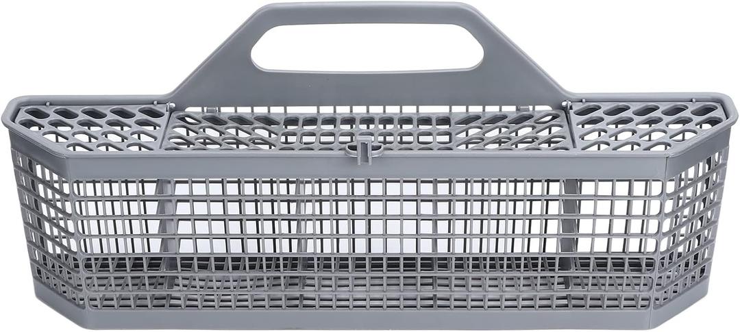 Dishwasher Storage Basket, Efficient Washing and Drying, Universal Cutlery Holder for GE WD28X10128, ABS Material, 50x21x9.5cm, Genericviqw26ba19