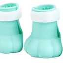 Cat Claw Protector - Convenient for Bathing and Feeding, Bathing Shoes Foot Covers for Cats, pet Grooming Silicone Claw Nail Covers Boots(Green S)
