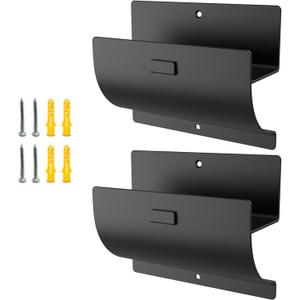 Heavy-Duty Ladder Hanger-Wall Mount Ladder Hooks for Storage-Wheelbarrow Hangers for Garage Wall-2 Pack
