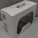 JDDWIN Wireless Controller for Switch 2/Switch/PC/Steam Deck, Hall Effect Joysticks & Triggers/Wake-up Function, Gamepad with RGB Light /Turbo/Programmable/ Dual Vibration Bluetooth USB Adapter for PC (Black)