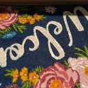 DII Natural Coir Doormat Outdoor Welcome Mat, 17x29, Roses