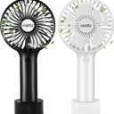 1-Pack Upgraded 5000mAh Portable Handheld Fan 3 Speed Mini USB Strong Wind 7-20 Hours Runtime Personal Electric for Travel Office Outdoor