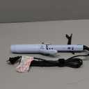 VODANA Professional GlamWave Ceramic Curling Iron, Long-Lasting Natural Curls, Instant Heat, Hair Curler, Curling Wand, (1.4 inch, Creamy Blue)