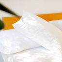 FLUFFCO Pillow 2 Pack, White Color, Size 20" x 36"