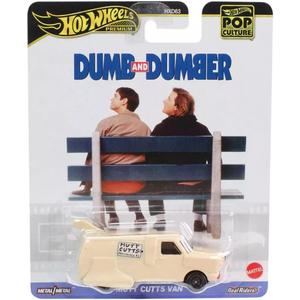 Hot Wheels Premium Pop Culture Dumb and Dumber Mutt Cutts Van, Die-Cast Metal Collection, Real Riders JBL80