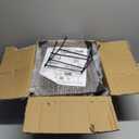 Fruit Vegetable Basket for Kitchen, 5 Tier Stackable Fruit Vegetable Storage Baskets with Wheels, Metal Wire Storage Basket Organizer Baskets for Kitchen, Pantry, Bathroom (Black With Wooden Top)