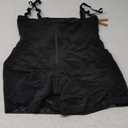 SHAPELLX Fajas Colombianas Shapewear for Women Tummy Control Plus Size Postpartum Body Shaper Butt Lifting Bodysuit (XX-Large, A1-black)