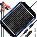 SUNER POWER 20W 12V Solar Battery Trickle Charger & Maintainer PRO, Built-in Intelligent MPPT Controller, Waterproof 12 Volt 20 Watt Solar Panel Charging Kits for Car Marine RV Trailer Boat Automotive